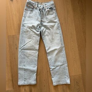 Levi’s jeans - 24 waist ribcage straight ankle